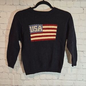 High Sierra Navy USA Flag Sweater